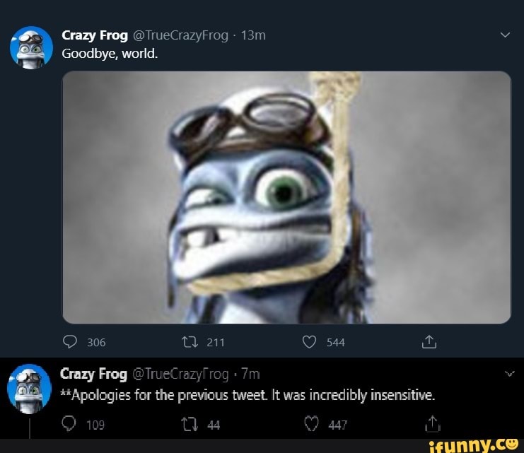 Crazy Frog (@TrueCrazyFrog) / X