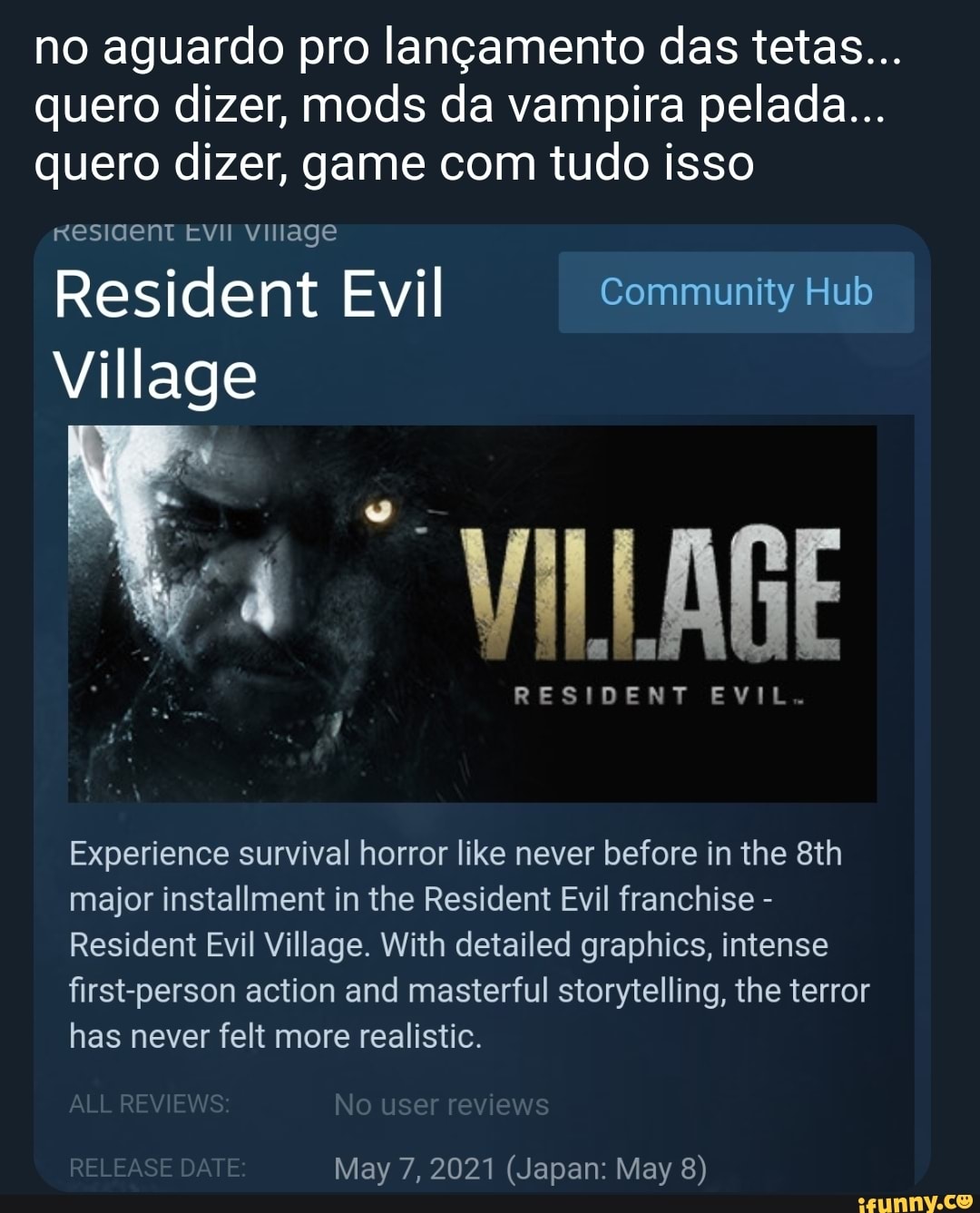 No aguardo pro lançamento das tetas... quero dizer, mods da vampira pelada...  quero dizer, game com