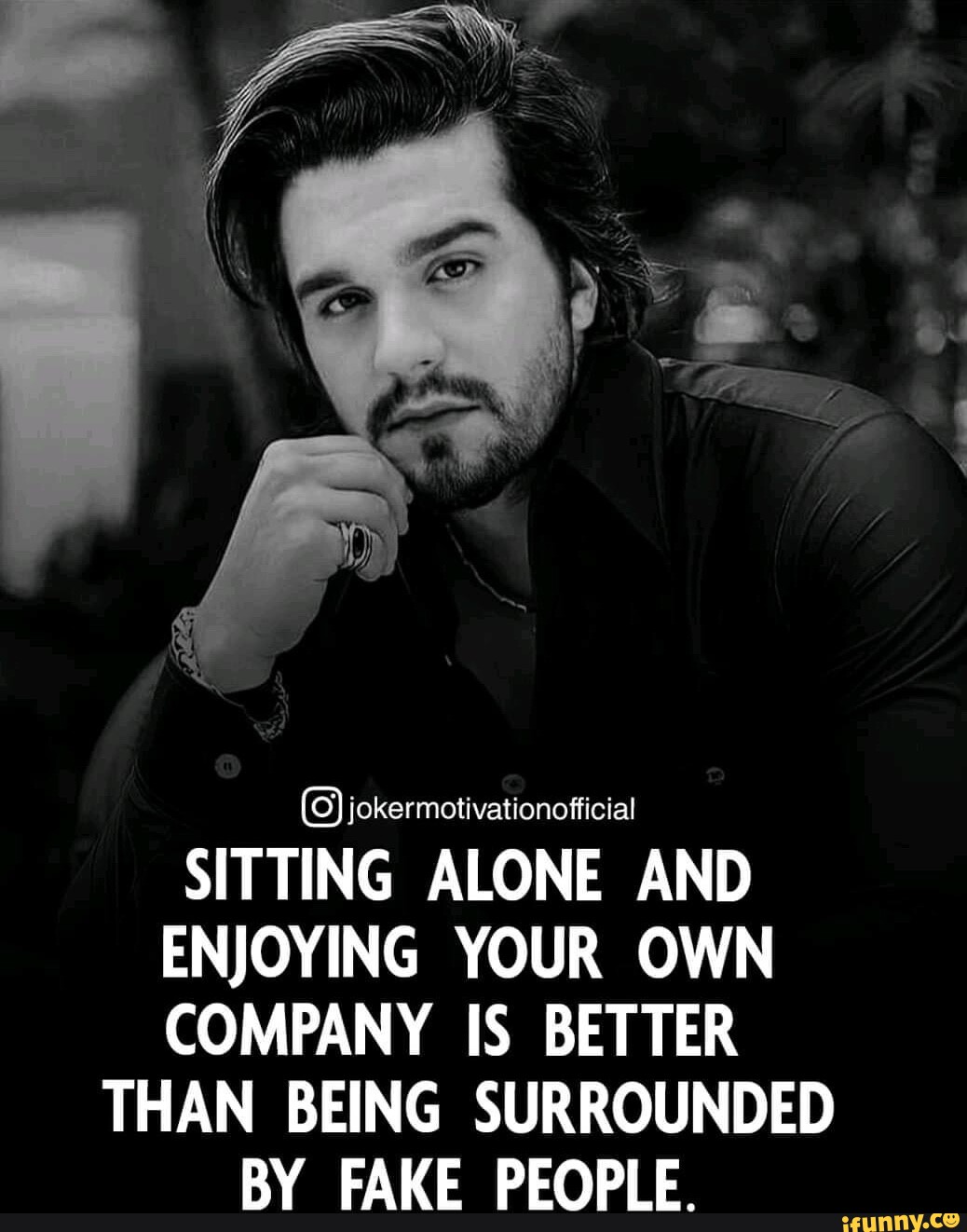 Sitting Alone And Enjoying Your Own Company