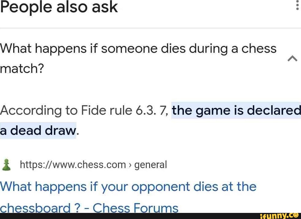 Why is this game a draw?  not following FIDE rules? - Chess Forums  