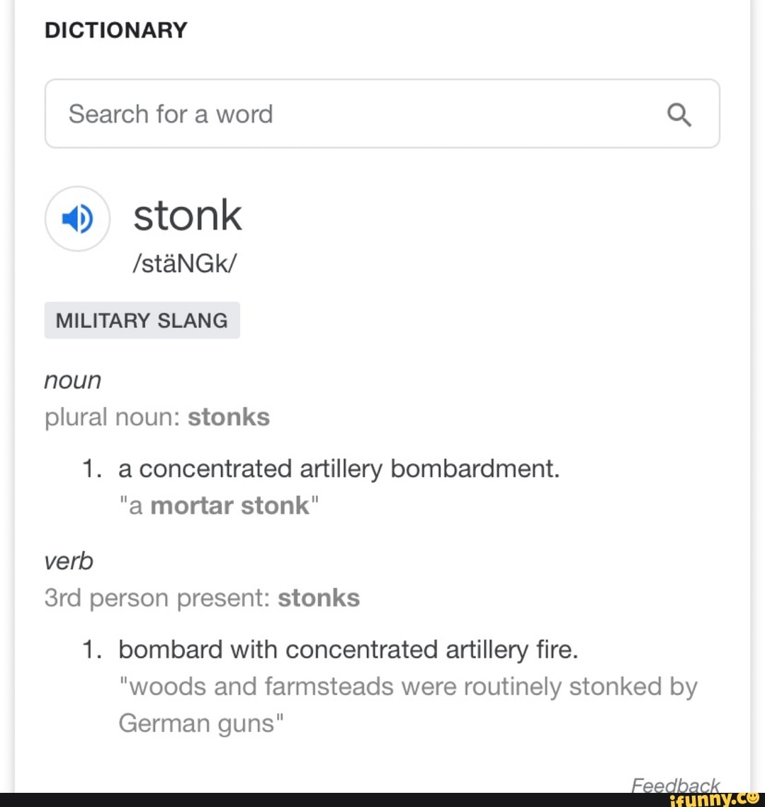 Military Slang Dictionary