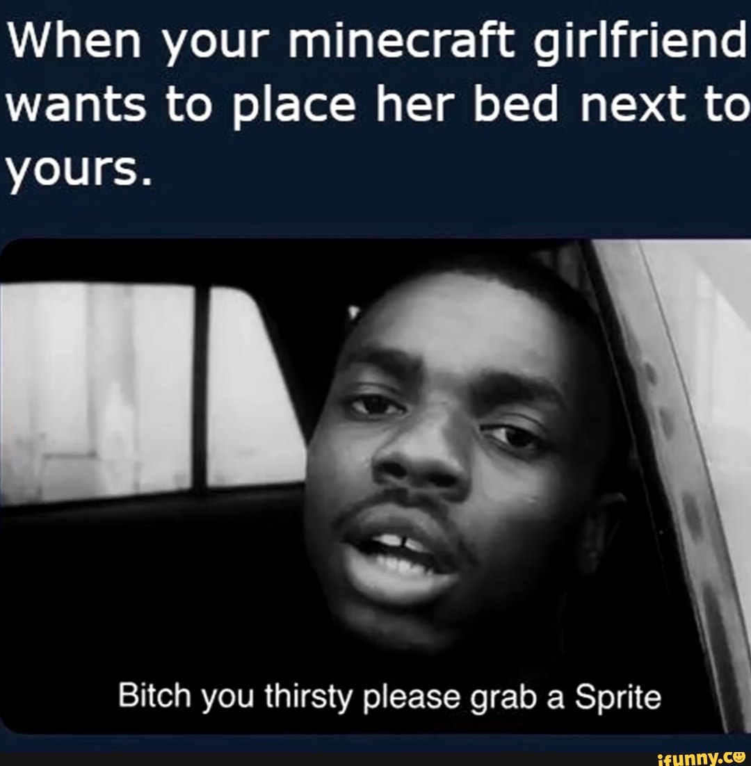 When your minecraft girlfriend wants to place her bed next to yours ...