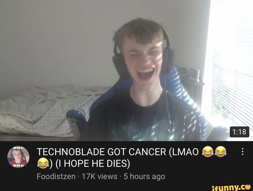 Technoblade's last words show he loves his fans - iFunny Brazil