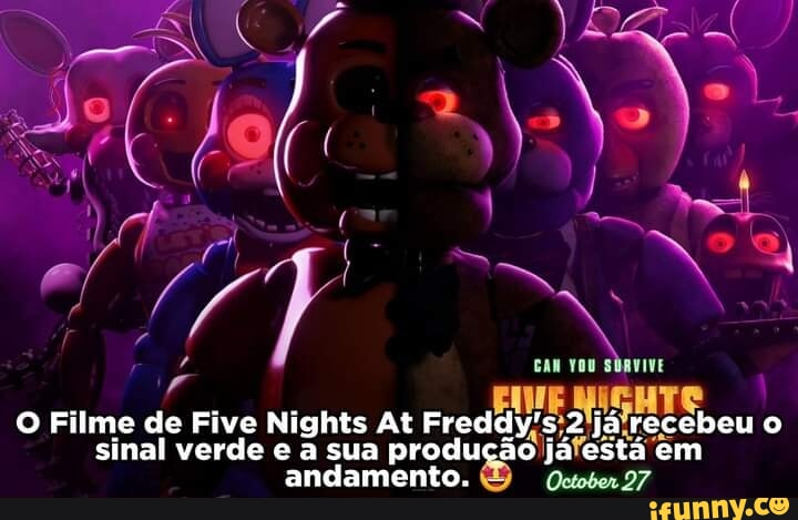 Five Nights at Freddy's: produção do filme começa no início de 2023