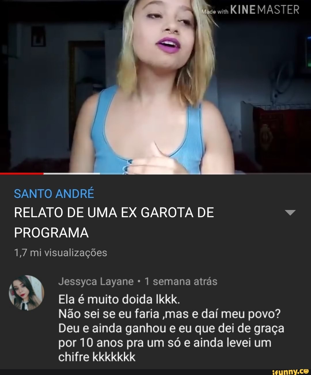 SANTO ANDRÉ RELATO DE UMA EX GAROTA DE PROGRAMA y 3 Ela é muito doida Ikkk.