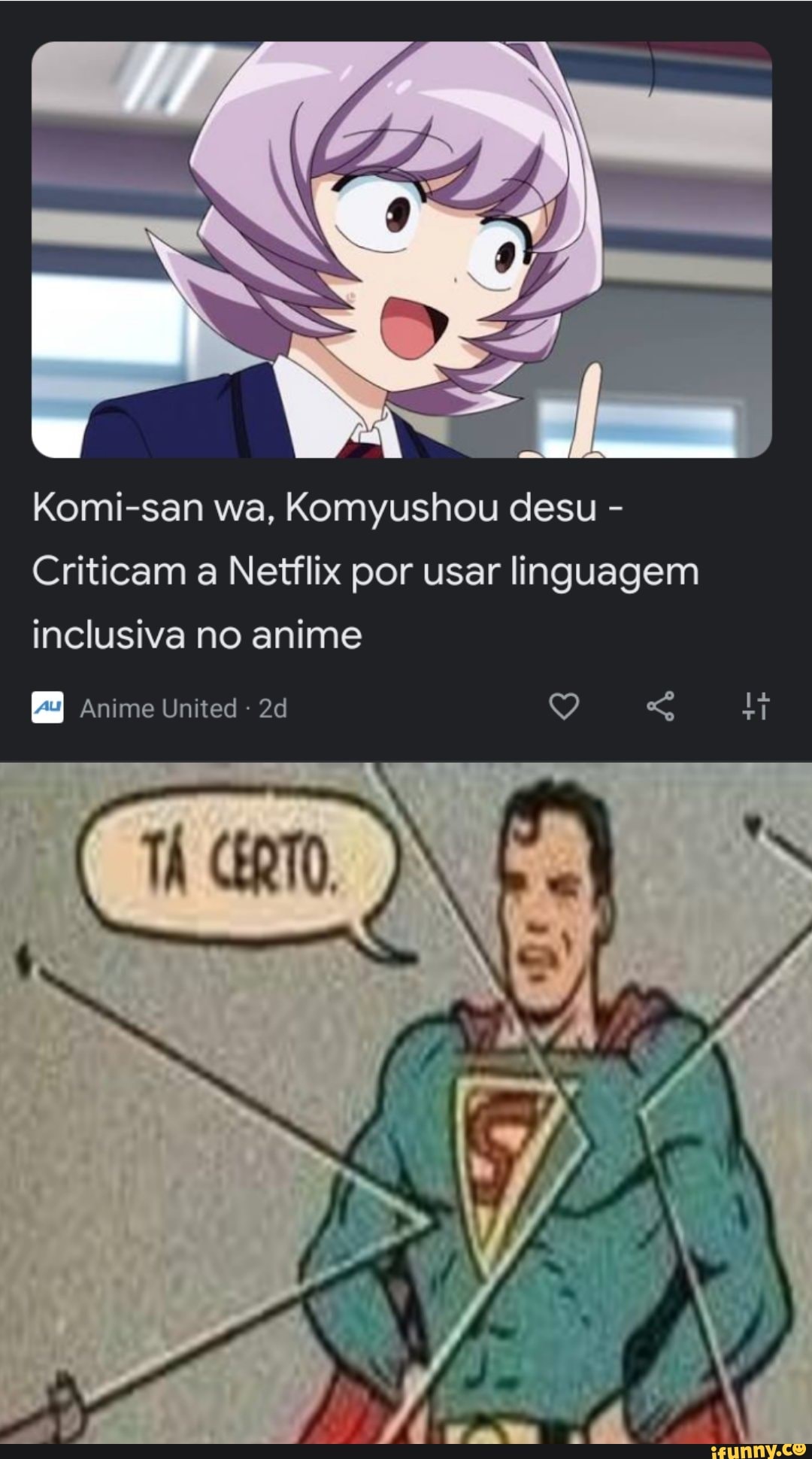 Komi-san wa, Komyushou desu - Fãs criticaram a Netflix pelas legendas. -  Anime United