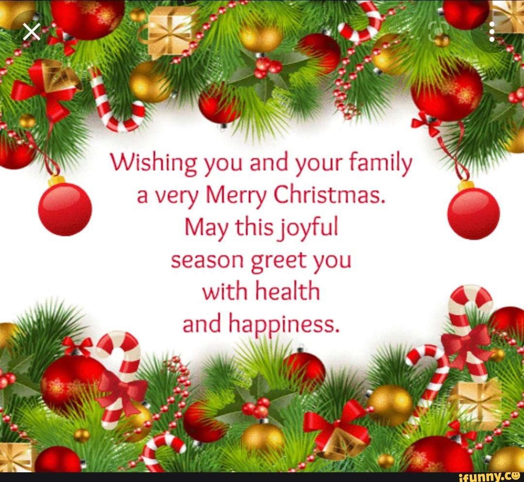 Wishing You And Your Family A Merry Christmas - Helena Stephannie