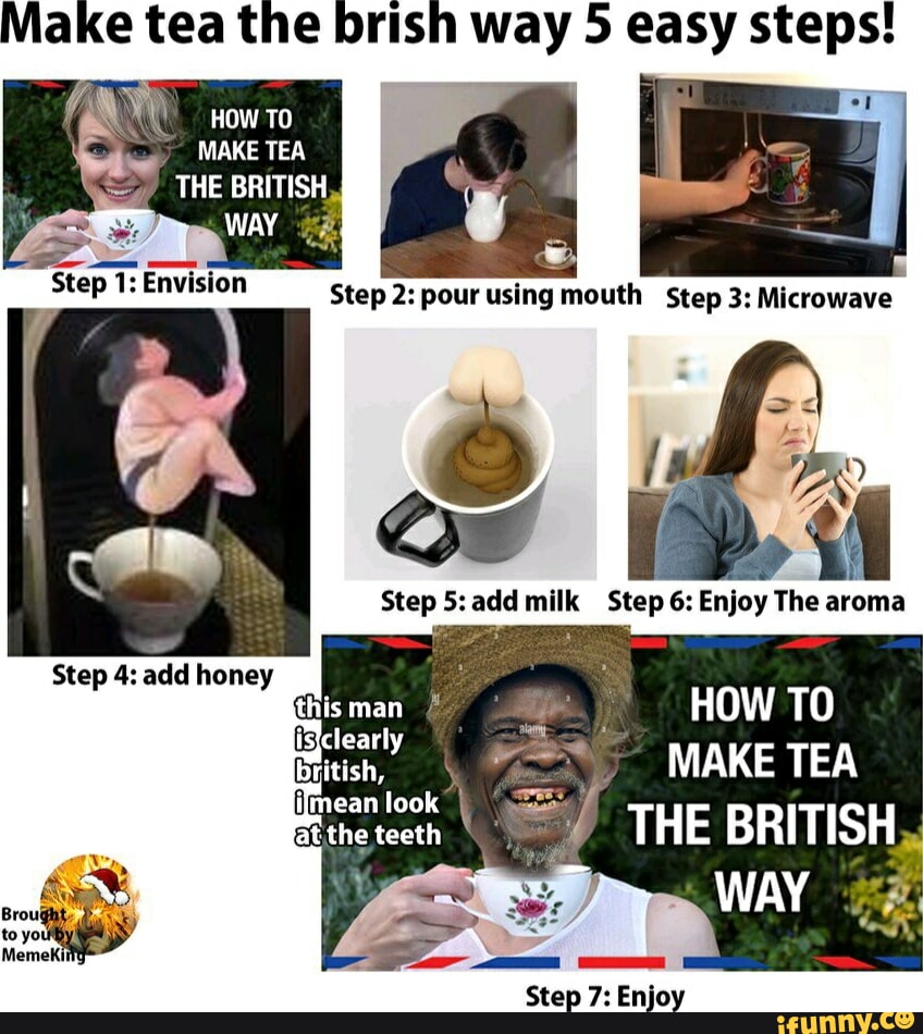 How to make tea in 4 steps