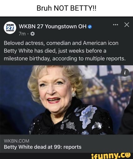American icon Betty White has died at 99