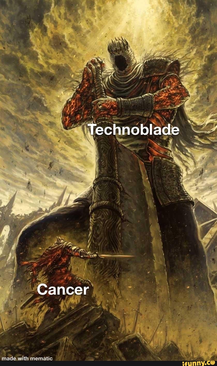 Thost on X: FUCK CANCER TECHNOBLADE NEVER DIES #TechnoSupport   / X