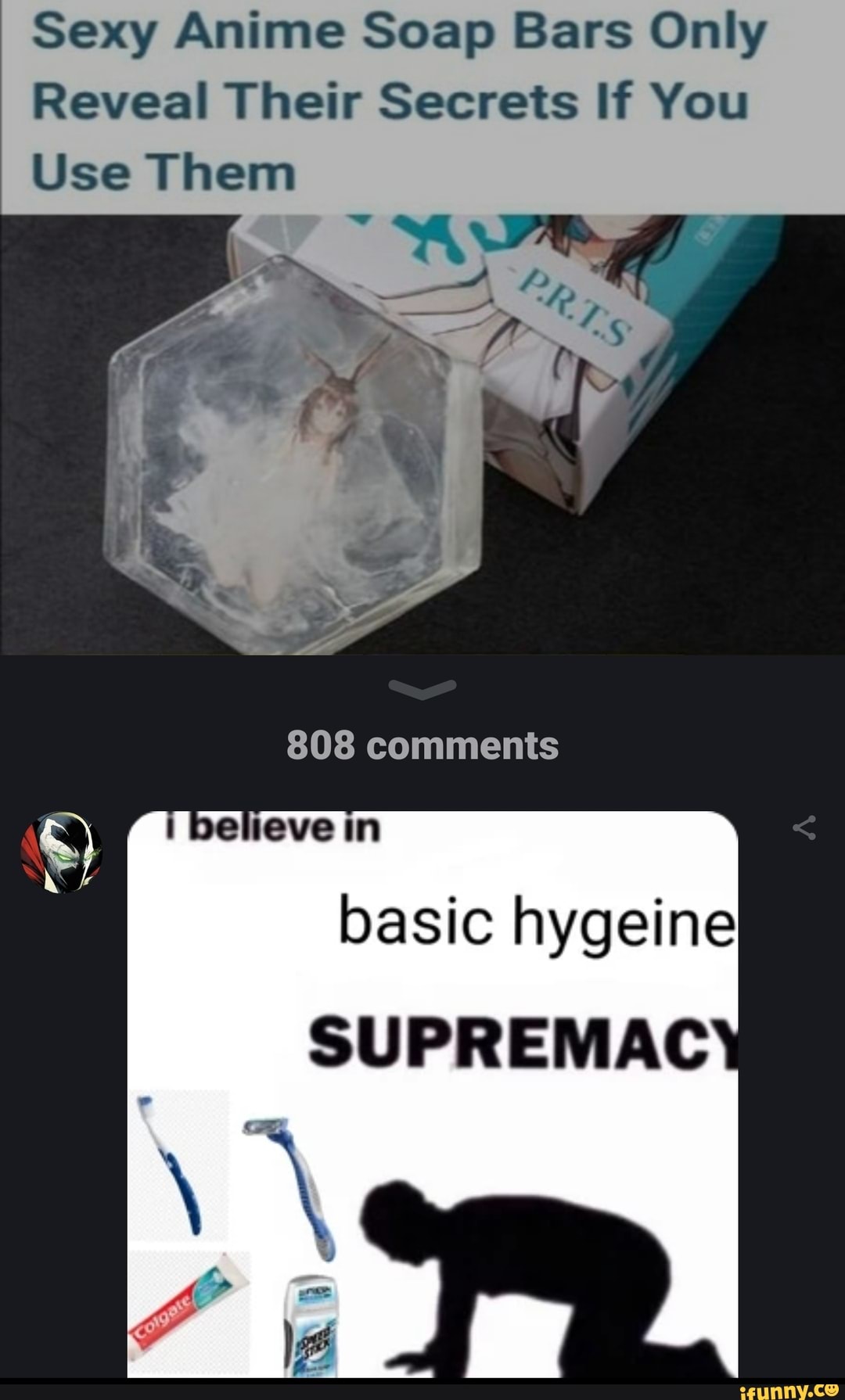 Sexy Anime Soap Bars Only Reveal Their Secrets If You Use Them comments tin  basic hygeine - iFunny Brazil