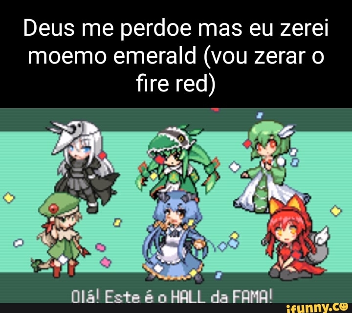 Escolha 5 pokemon para eu usar em pokemon emerald - iFunny Brazil