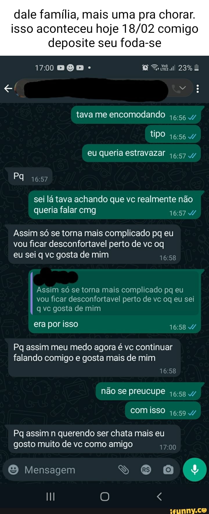 Minha família Reclamando de mim: 11153 comentários pou emo, do rock Q CE/  PAREM DE FALAR DE MIM NÃO 2744 AGUENTO MAIS U Re er - iFunny Brazil