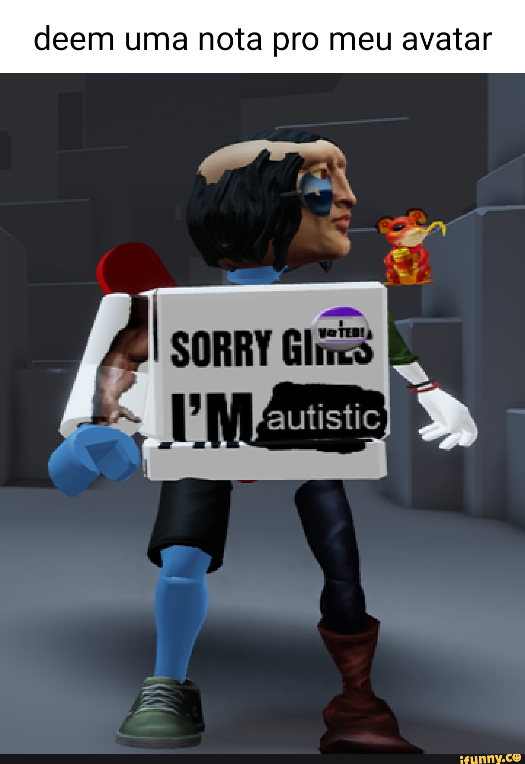 Meu avatar do roblox é lindo ou feio?