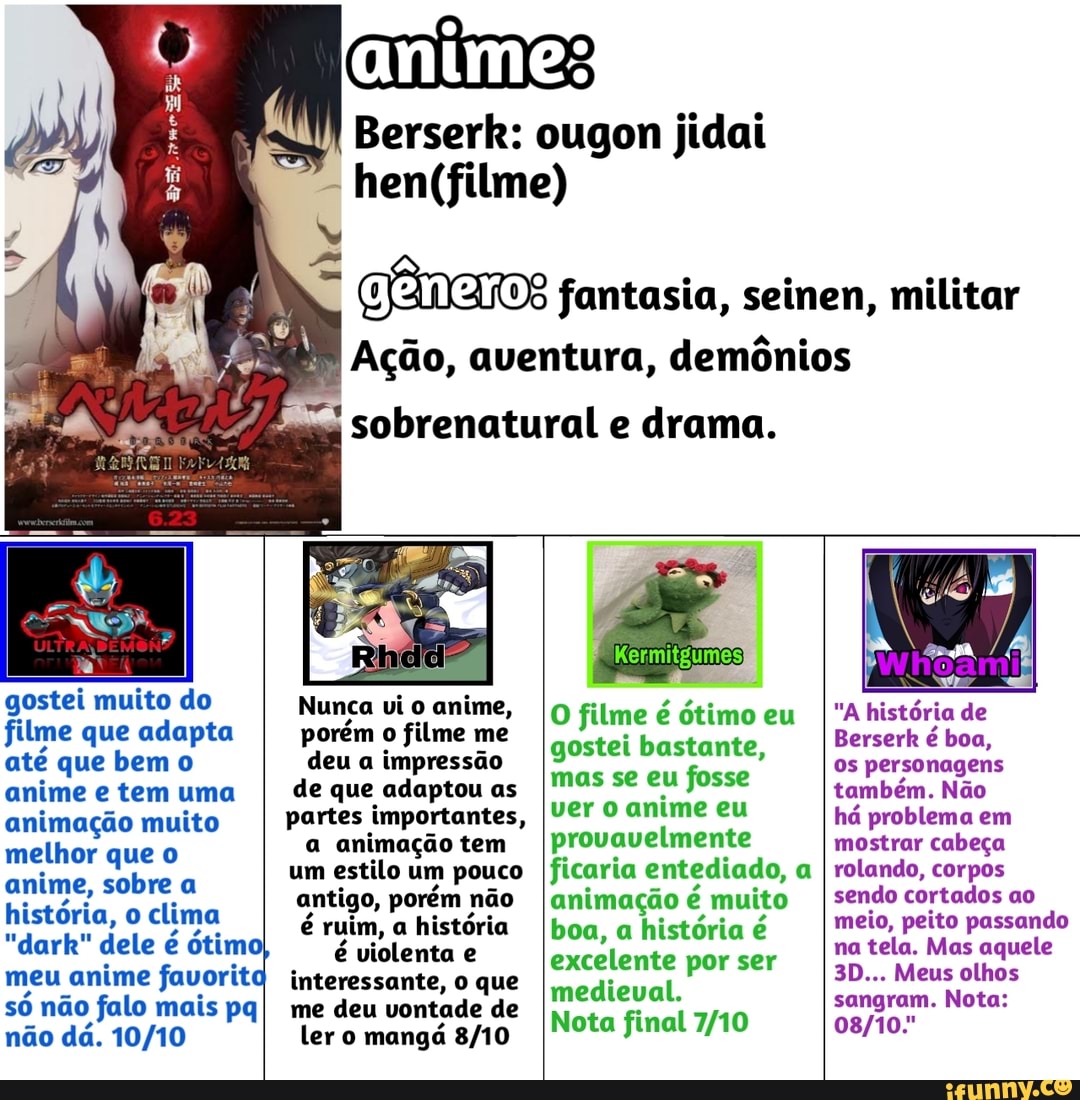 ARC : Meus animes favoritos