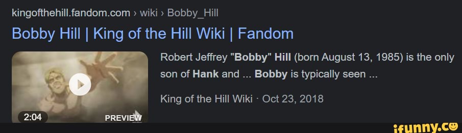 Bobby Hill, King of the Hill Wiki