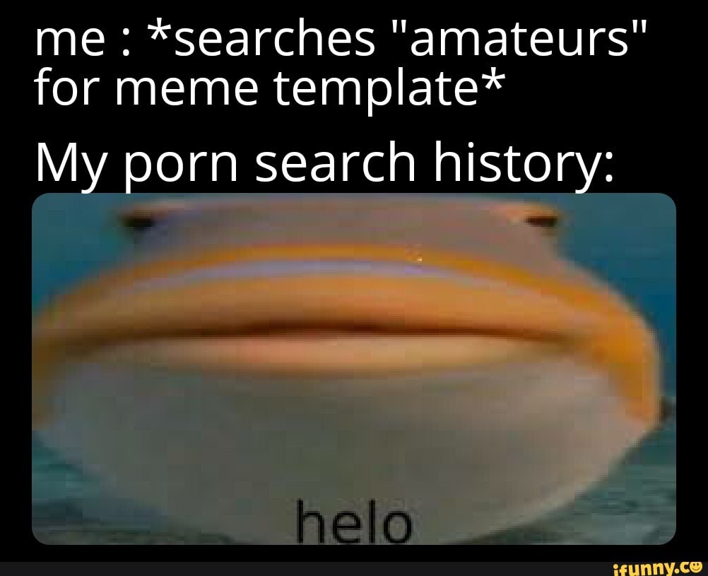 Amateur Porn Memes - Me *searches \
