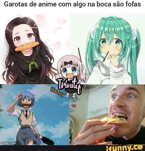 Garotas de anime com algo na boca são fofas - iFunny Brazil