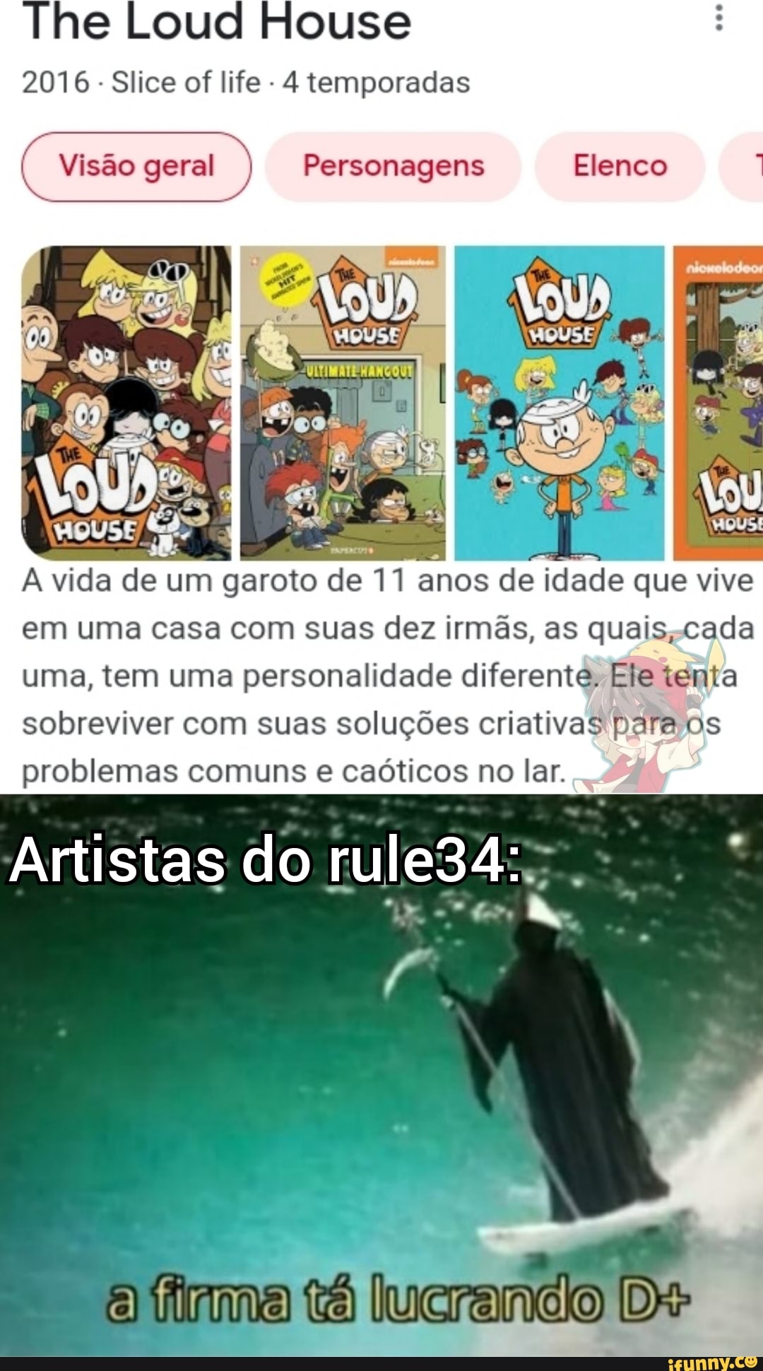 The Loud House 2016 - Slice of life 4 temporadas Visão geral Personagens  Elenco II no vida