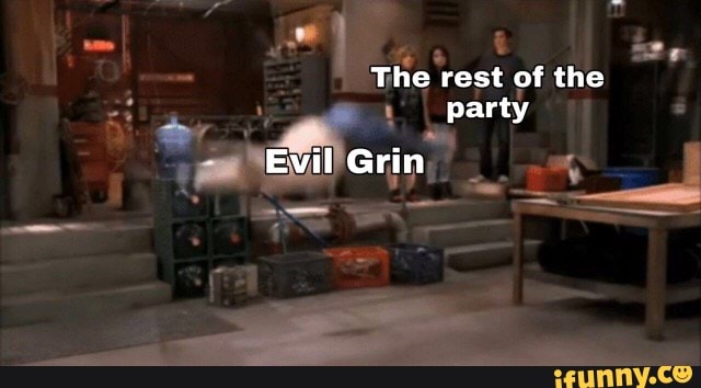 evil grin meme