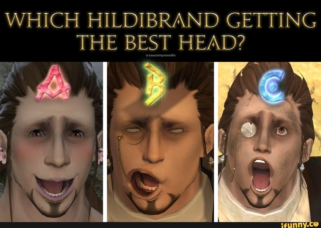 WHICH HILDIBRAND GETTING THE BEST HEAD? - iFunny Brazil