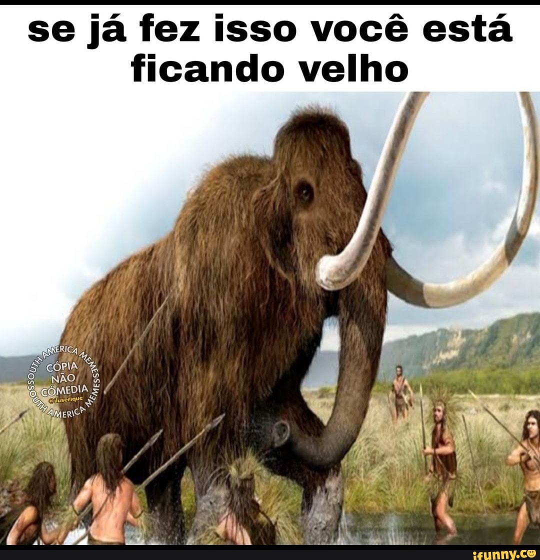 PARECE QUE VOCÊ ESTÁ FICANDO VELHO