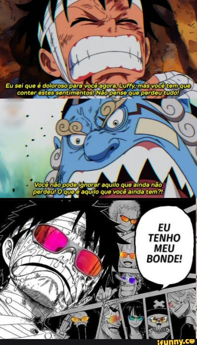 Só falta o Luffy Biruta agr haha 🤪🤯 ‣ Anime 📺: Jujutsu Kaisen/One P