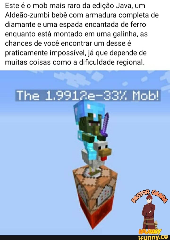 encontrei os MOBS do Minecraft na VIDA REAL 