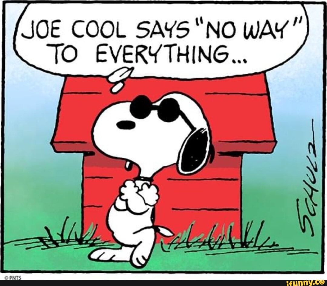 JOE COOL SAYS 