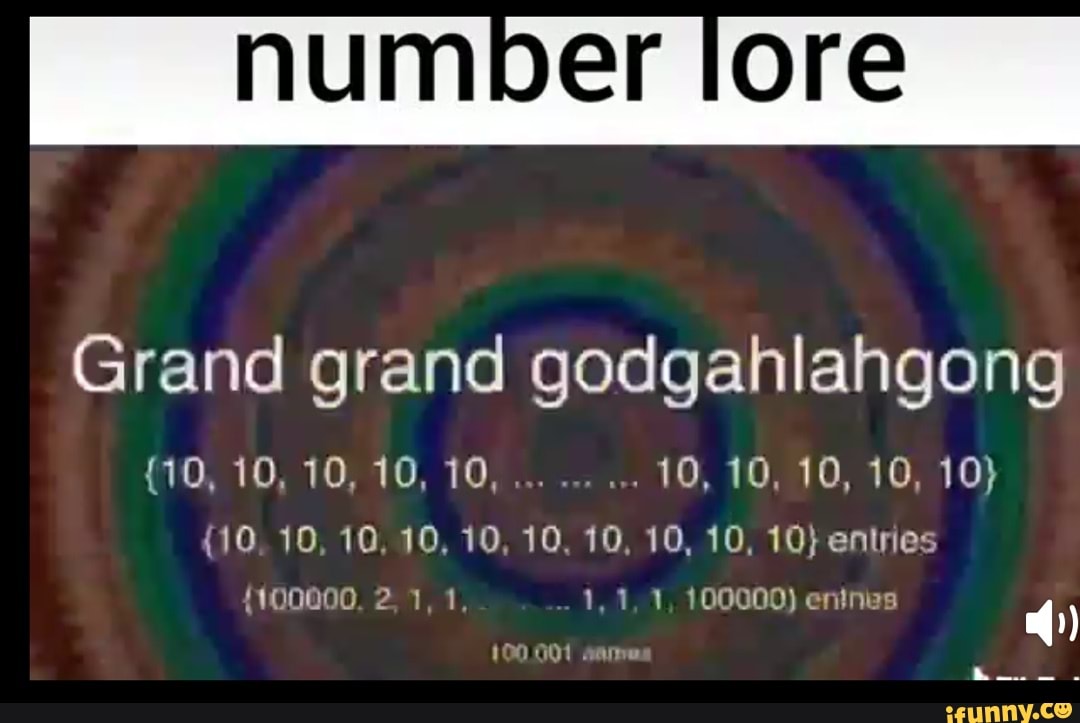 2  Number Lore Meme 