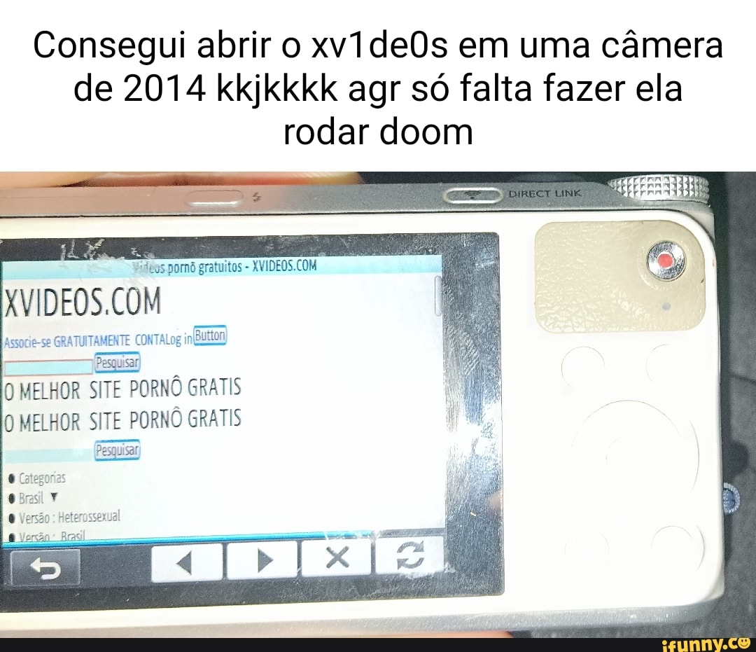 Consegui abrir o xv1de0s em uma câmera de 2014 kkjkkkk agr só falta fazer  ela rodar