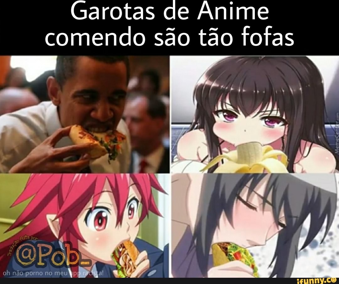 Garotas de anime comendo são tão fofas - iFunny Brazil