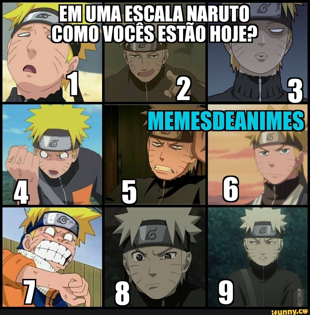 MEMES DE NARUTO EM TIRINHAS E QUADRINHOS