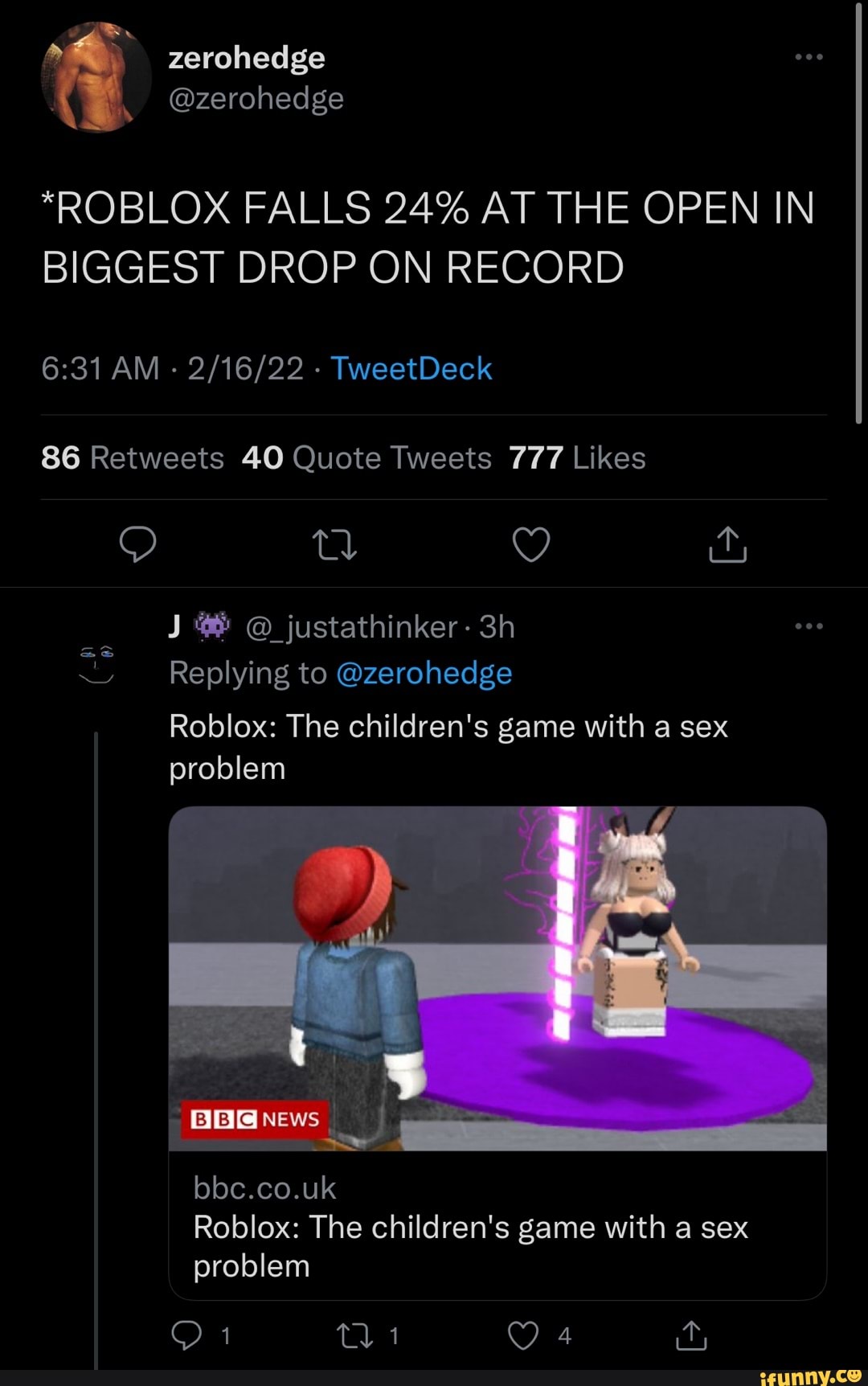 Roblox: The children's game with a sex problem