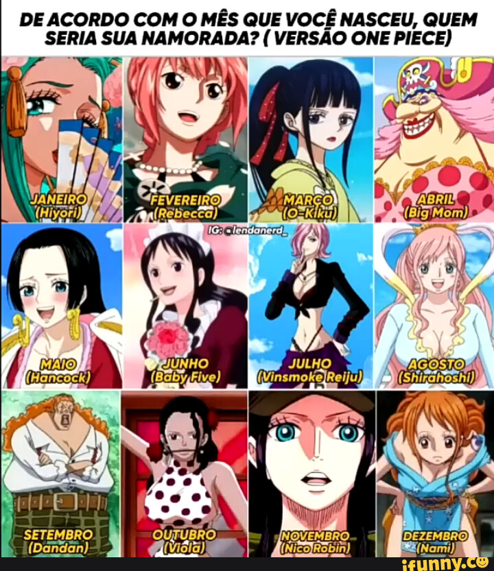 Quem seria seu namorado em One Piece?