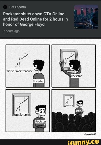Rockstar Games Shuts Down GTA Servers to Honor George Floyd - And