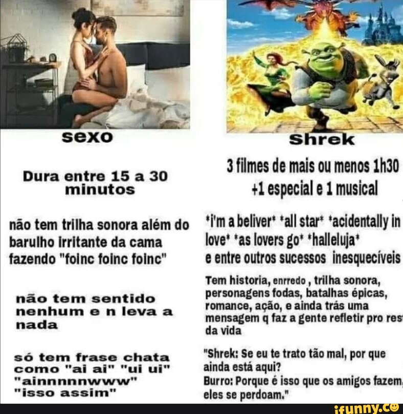 PG Memes on X: Coitada, tentando se comparar com Shrek #meme #memes  #pgmemes #memesbrasileiros #memebr #memesengraçados #paginadememes  #memesoriginais #memesbrasil #memes😂 #shrekmemesdaily #shrekmemes #shrek  #memesshrek #memesnamorados #crush