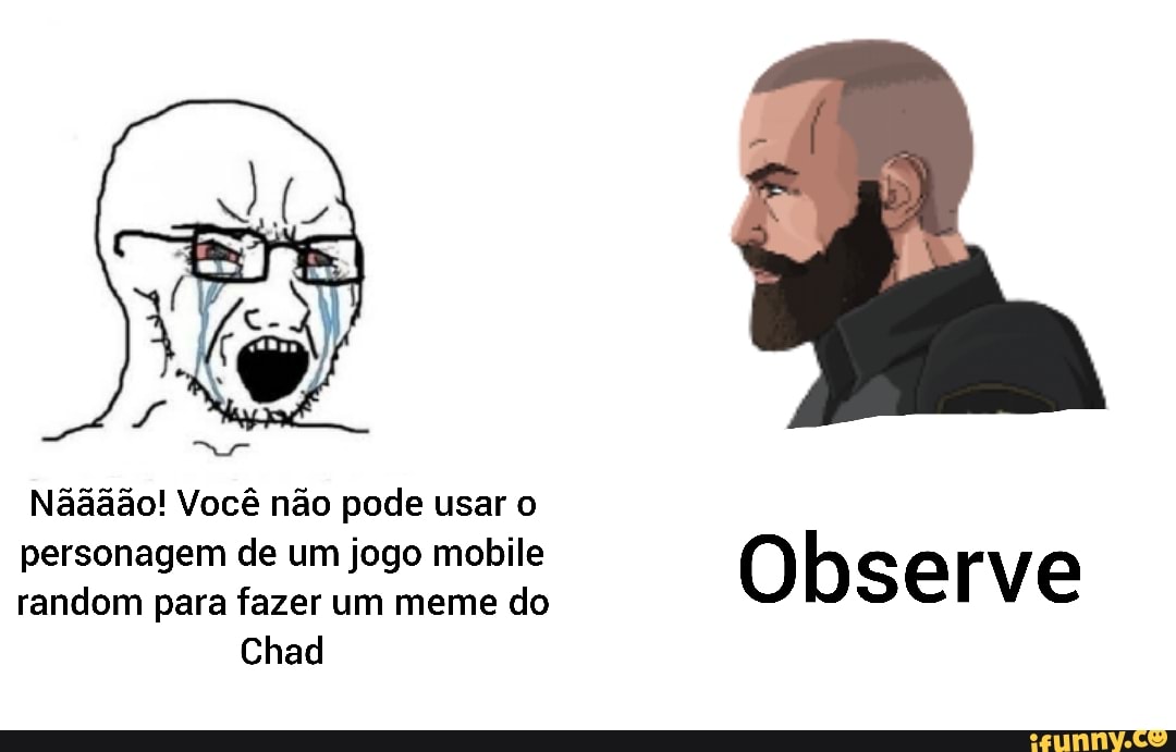 explicações brabas de meme on X: 🗺️ o meme sim (chad/yes) eh um meio  defensivo de reagir positivamente quando confrontado com oposições a  opinião ou ideologia da vítima. o traço propositalmente bem