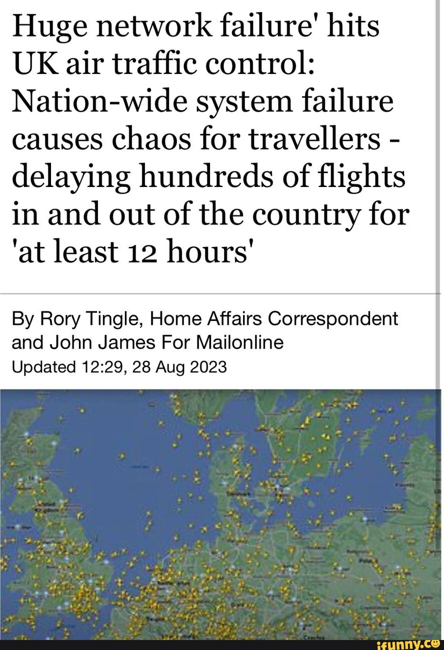 UK air traffic control hit by 'network-wide failure', airlines