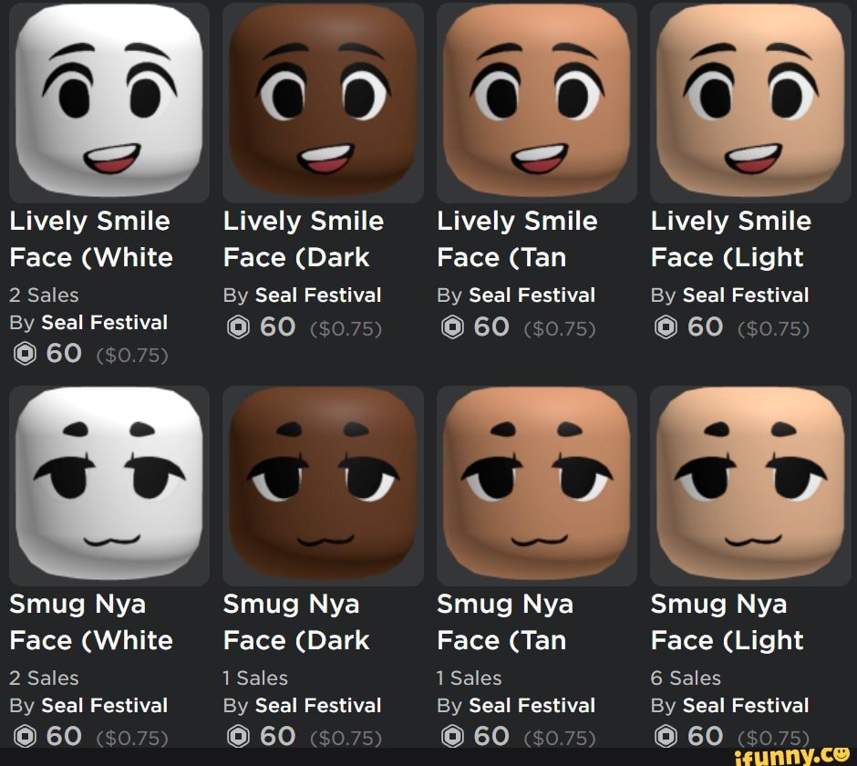 Smug Nya Face (Tan Skintone)'s Code & Price - RblxTrade