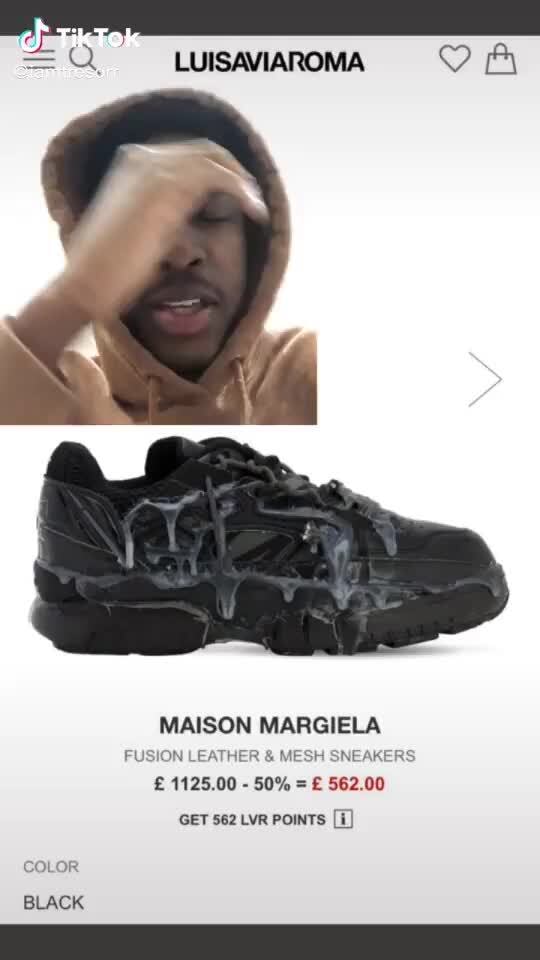 Maison margiela shoes discount fusion leather and mesh