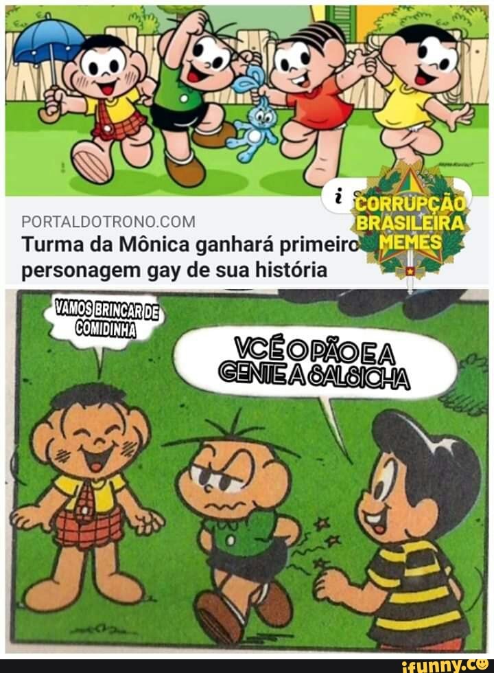 Turma da Mônica terá personagem gay: Logo, logo, vai existir