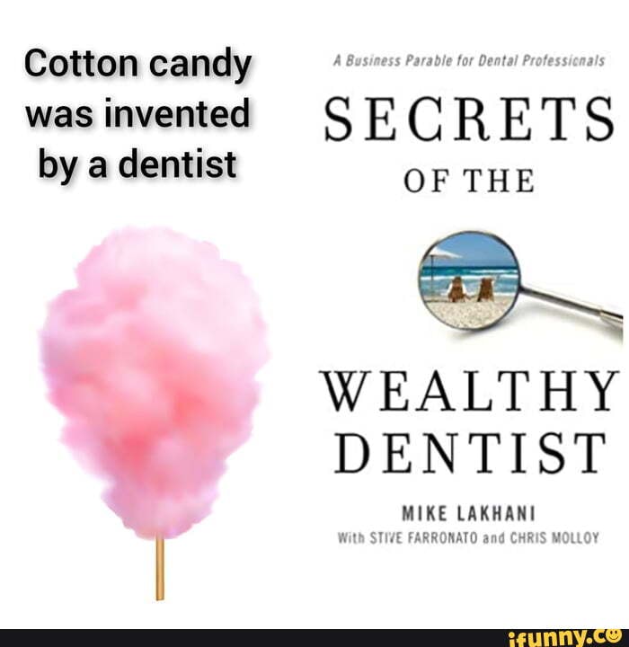 Cotton candy A Business Parable for Dental Professicnals was invented