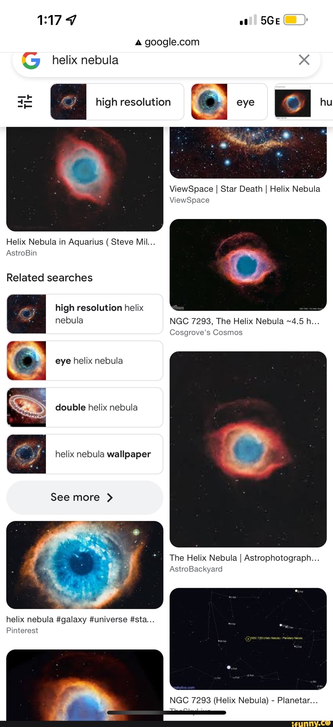 eye nebula cosmos