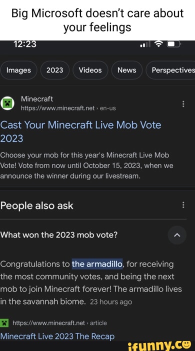 Minecraft Live 2023 The Recap