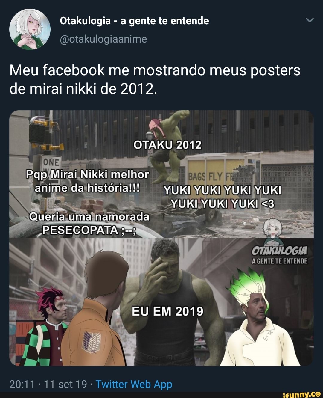 Mirainikki memes. Best Collection of funny Mirainikki pictures on iFunny  Brazil