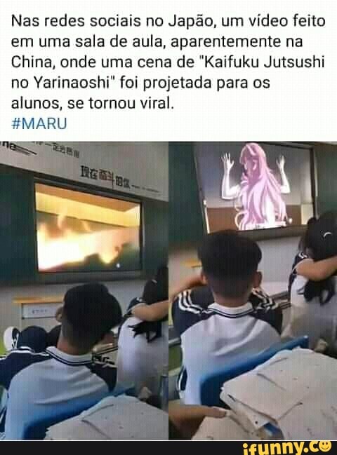 EXIBIRAM KAIFUKU em SALA de AULA! Crunchyroll COMPRADA pela FUNIMATION. 