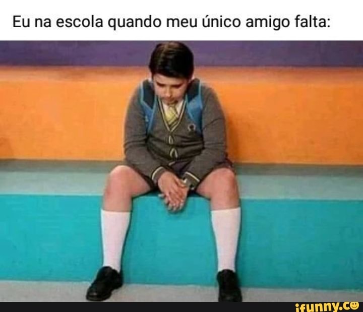 Quando eu falto na escola 😂 - MEMES EM IMAGENS 