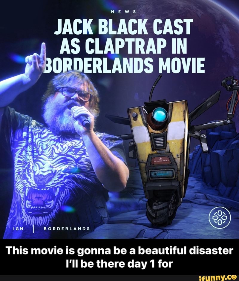Jack Black Cast in 'Borderlands' Movie