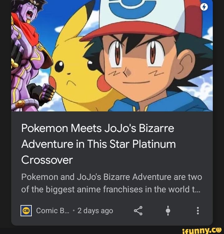 POKEMON] user, JoJo's Bizarre Adventure